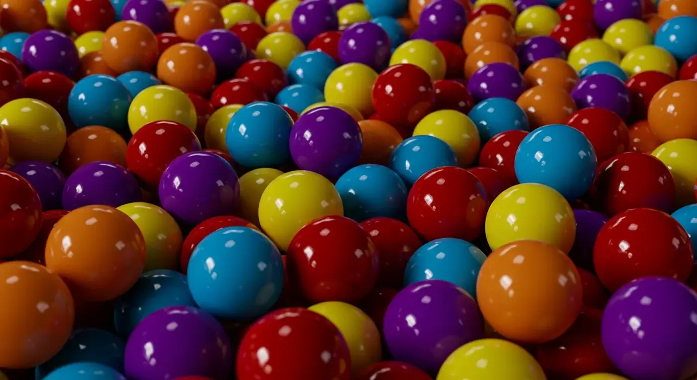 Slide Pelotas plásticas