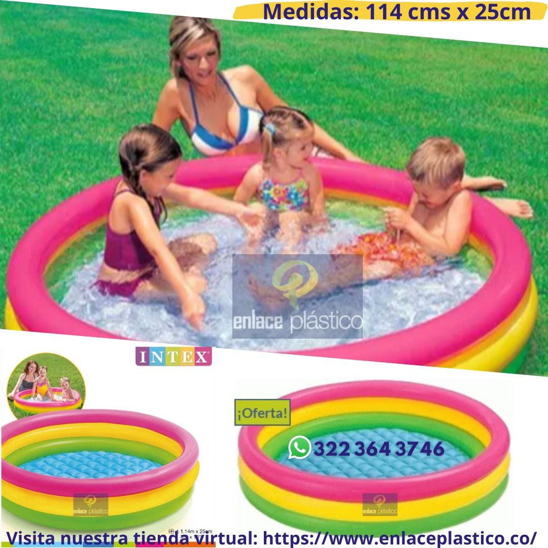 PISCINA AROS INTEX 114X25CM.