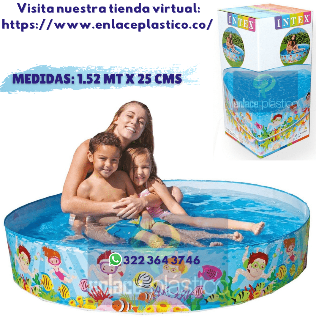 PISCINA RIGIDA INTEX 1.52 M X 25 CM