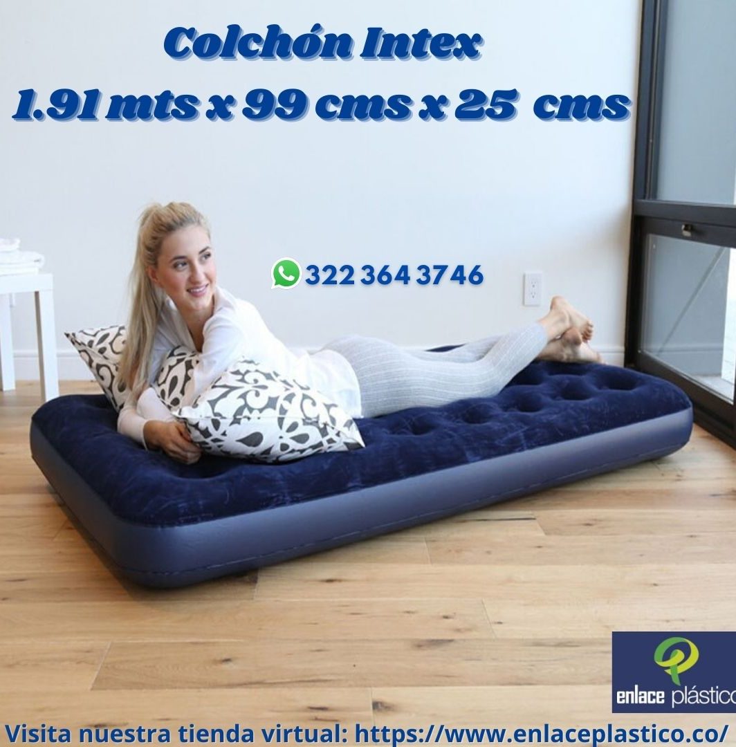 COLCHÓN INFLABLE SENCILLO 99X191X25CM