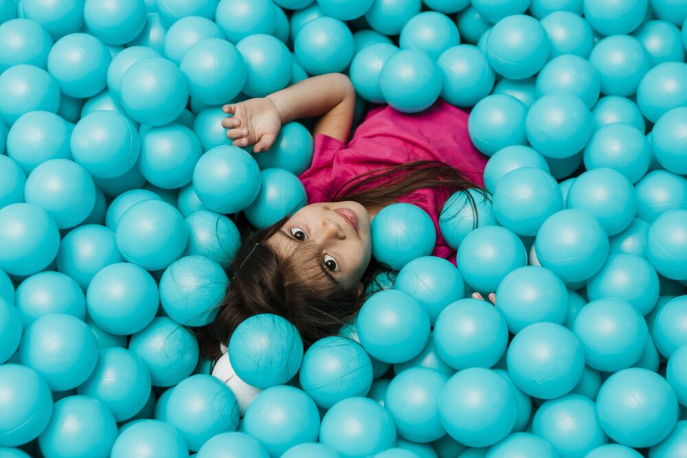 Pelotas plásticas para niños