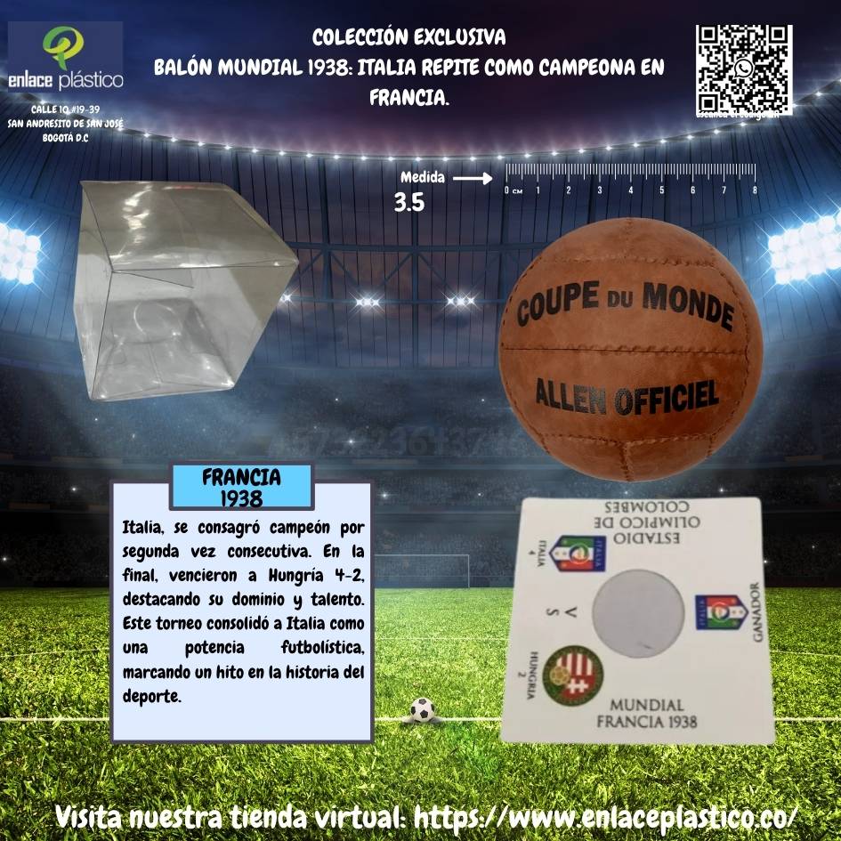 BALÓN COLECCIONABLE MUNDIAL 1938 #0