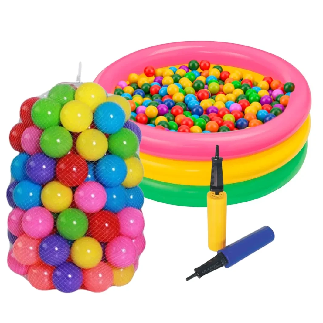 Combo 1 (Piscina 86cm + bomba de mano + 100 pelotas plásticas)_1